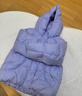 雅鹿2025新款洋气儿童羽绒服男童女童宝宝中大童小童冬季加厚外套冬装 浅紫色 泡芙保暖 130 尺码偏大，正码正拍 实拍图
