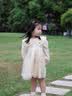 G.duck小黄鸭童装女童连衣裙春秋装2026新款儿童裙子洋气女孩宝宝公主裙 奶茶裙 90 建议1~2岁【 80-90cm】cm 实拍图