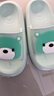 朴西儿童拖鞋室内居家浴室防滑外穿2025男女童夏季新款小熊凉拖鞋 薄荷绿 【萌趣小熊造型】 28  -29 (190mm) 实拍图