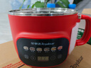 荣事达（Royalstar）电煮锅电蒸锅 小电锅可折叠1.6L家用多功能学生宿舍泡面电火锅不锈钢0涂层预约保温电热锅DZG1628 实拍图