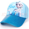 迪士尼（Disney）迪士尼冰雪奇缘儿童帽子春夏薄款遮阳帽女童棒球帽网眼防晒太阳帽 实拍图