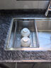 加度厨房201不锈钢水槽沥水篮洗碗槽滤水篮水池洗菜盆碗碟沥水架 实拍图