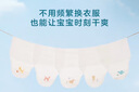全棉时代婴儿隔汗巾纱布吸汗儿童幼儿园宝宝全棉垫背巾船锚轮船帆船3条/袋 实拍图