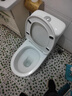 柯鲸 家用马桶坐便器大冲力超漩虹吸式静音连体座便器小户型抽水马桶 经济款  直冲式+大冲力 实拍图