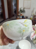 华光泡面碗汤碗碟盘 筷勺 盘碟碗厨具套件 中式骨瓷家用餐具 白玉兰 5英寸碗 实拍图