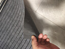 京东京造条纹拉绒入户垫 家用可裁剪除尘防滑吸水地垫进户门 灰色60*90cm 实拍图