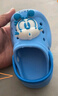 巴布豆童鞋男童拖鞋夏季软底宝宝沙滩鞋儿童洞洞鞋117342003浅月色150 实拍图