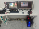 初学者  电脑桌台式家用电竞桌椅套装办公桌简约书桌游戏桌书房写字桌子 雪山白160*60-电竞纹路 实拍图