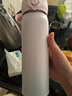 膳魔师（THERMOS）保温杯不锈钢水杯儿童男女士杯子车载水杯生日礼物定制团购JNL 渐变粉蓝 500ml 实拍图