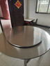 腾景顺304不锈钢圆形餐桌折叠大圆桌子带转盘内置转盘圆桌饭桌家用加厚  1.5米连体桌带1.0转盘特厚304 实拍图