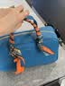 FIBRENO小号相机包 S码  MINI BAGUETTE BAG 迪拜蓝 24 x 14.5 x 7cm 实拍图