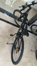 凤凰免安装山地自行车成人男女学生可锁减震变速油碟双培林轴承山地车 黑色/铝合金培林轴承/全组装 26英寸（身高155-180左右） 线碟/24速禧玛诺M315指拨+TZ500变速 实拍图