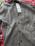 优衣库女装纽花圆领针织开衫/毛衣外套空调衫通勤秋冬新款481477 03 灰色 XS 实拍图