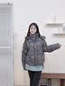波司登冬泡芙羽绒服女士90绒加厚脱卸帽宽松短款慵懒风外套 实拍图