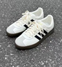 adidas「T头鞋」VL COURT复古休闲板鞋德训鞋男女阿迪达斯轻运动 汉玉白/黑色/树脂黄   42.5 实拍图
