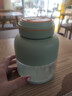 欧美邦榨汁机果蔬原汁机便携小型水果做果汁机多功能榨汁吨吨桶榨汁杯冰沙机奶昔机搅拌杯明星同款 800ml绿色一杯双盖【可碎冰】 38页刀头 实拍图