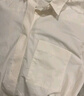优衣库女装宽松短衬衫/短袖衬衣空调衫薄外套479096 01 乳白色 S /155/80A 实拍图
