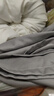 南极人夏季凉感冰丝床单单件 宿舍床单双人被单床罩床垫保护套230*245cm 实拍图