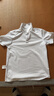 361°运动翻领t恤2025年春夏季新款休闲透气短袖情侣POLO衫开学季 【男款】本白 M 实拍图