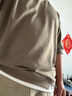 罗蒙（ROMON）卫衣男士秋冬季休闲外套男上衣服长袖t恤男装打底衫 驼色 3XL 实拍图
