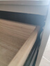 锐例轻奢实木床头柜简约现代家用卧室岩板床边柜网红时尚收纳储物柜 香槟灰50长40宽50高 【实木款】 实拍图