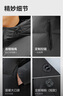 京东京造【聚热羽绒plus+】男士羽绒服外套冬季防钻绒短款 黑色L 实拍图