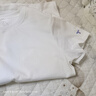 拇指白小T一代纯棉短袖T恤男女春夏休闲小白丅百搭打底衫 皓白女款 L  实拍图