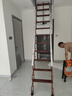 梯卫士加强全自动阁楼伸缩梯电动家用梯子隐形手动复式楼梯折叠升降梯 电动加厚钛镁合金（颜色备注） 洞口80*120 实拍图