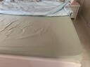 京东京造 小京研床笠 100g轻柔丝滑A类床罩床垫保护套 1.8米床 芽绿 实拍图