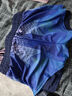 三奇泳衣女 分体平角裤保守遮肚大码女士温泉泳装  19023 蓝色 L码 实拍图