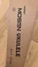 莫森（MOSEN）MUC800尤克里里乌克丽丽ukulele经典全桃花芯木迷你小吉他23英寸 实拍图