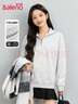 班尼路（Baleno）半拉链设计感翻领卫衣女2025春秋季新款亲肤舒适透气外穿内搭上衣 实拍图