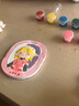 煦贝乐石膏娃娃浮雕画儿童手工diy涂色玩具立体白胚涂鸦挂件香薰礼物 实拍图