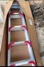 创硕 家用梯人字梯工程梯子铝合金梯货梯架 【七步梯红】加强加固款 实拍图