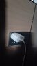 NVC雷士电工 开关插座 五孔带Type-c+usb(15W)插座面板 N25雾感灰 实拍图
