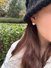 伊灿倪妮同款淡水仿珍珠耳钉2025新款爆款耳环女高级感耳饰无耳洞耳夹 倪妮同款淡水珍珠耳钉 实拍图