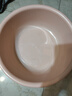 京东物流 加厚塑料洗脸盆家用洗衣服盆小面盆学生洗脚盆洗菜泡脚 粉色 大号1个（29cm） 实拍图