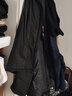李宁 棉服男冬季长款加厚保暖过膝防风连帽外套羽绒服 黑色（棉服） 3XL 实拍图