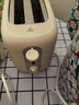 美的（Midea）面包机多士炉早餐烤吐司机 烤三明治面包片2片小型家用不锈钢早餐机轻食机 6档烘烤带防尘盖 RP04 实拍图