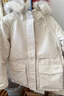 森马（Semir）防护外套|地理系列羽绒服女中长款2024宽松109724113021 实拍图