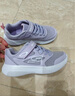Skechers斯凯奇童鞋运动鞋男女儿童鞋魔术贴秋冬鞋中大童跑步鞋405315L 【透气款】女童-薰衣草色/LAV 33 实拍图