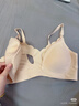 婧麒（JOYNCLEON）前开扣小贝壳哺乳内衣女薄款聚拢怀孕期产后喂奶睡觉孕妇文胸 少女肤-升级款【主图是灰色哦】 L 实拍图