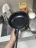 牧利派电炒锅炒菜电煮锅电火锅多功能家用电热锅多用途锅不粘锅一锅多用蒸煮煎炒一体锅小家电料理锅插电 雅黑色-电炒锅不粘锅 带木铲【配加长电线】 特厚款5升 机械款+蒸笼 4-6人 实拍图
