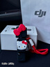 京川旭适用大疆pocket3保护壳Osmo可爱挂绳云台相机身保护壳套防磕配件保护云台相机防刮配件机身防指纹 【标准单机版】黑红蝴蝶结凯蒂猫保护壳 实拍图