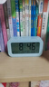 康巴丝电子闹钟学生专用多功能起床神器电子时钟 学生儿童闹钟 801G 蓝色  实拍图