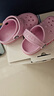 CROCS卡骆驰贝雅卡骆班儿童洞洞鞋沙滩凉鞋男童女童拖鞋/207018/207019 芭蕾粉/糖果粉-6TG 26 (155mm) 实拍图