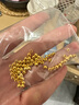 御邪黄金转运珠足金999路路通光面金珠手串串珠手链七夕情人节礼物 3毫米特供金珠两颗 实拍图