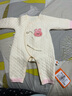 贝瑞加（Babyprints）婴儿连体衣秋冬男女宝宝夹棉衣服保暖加厚和尚服柔软哈衣 小兔59 实拍图