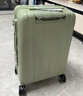 汉客行李箱男拉杆箱女大容量镇店之宝双层拉链密码箱旅行箱24英寸墨绿 实拍图