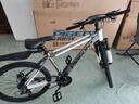 飞鸽（FLYING PIGEON）山地自行车成人男女变速山地车青少年中小学生车越野户外骑行单车 【高碳钢】G8002代-辐条轮-灰色 24寸轮组（适合145-170cm） 21速入门版 实拍图